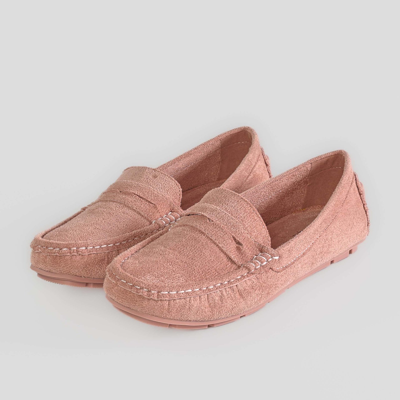 Basic – Mocassins Femmes en Rose.