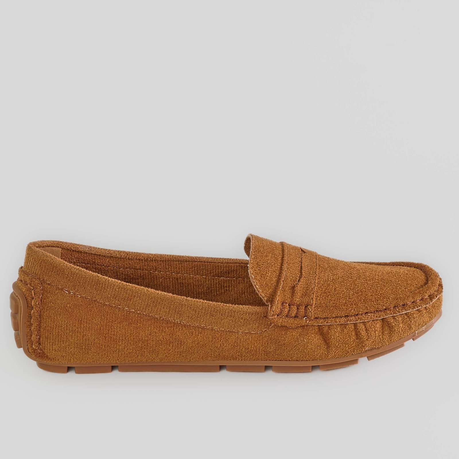 Basic – Mocassins Femmes en Tabac.