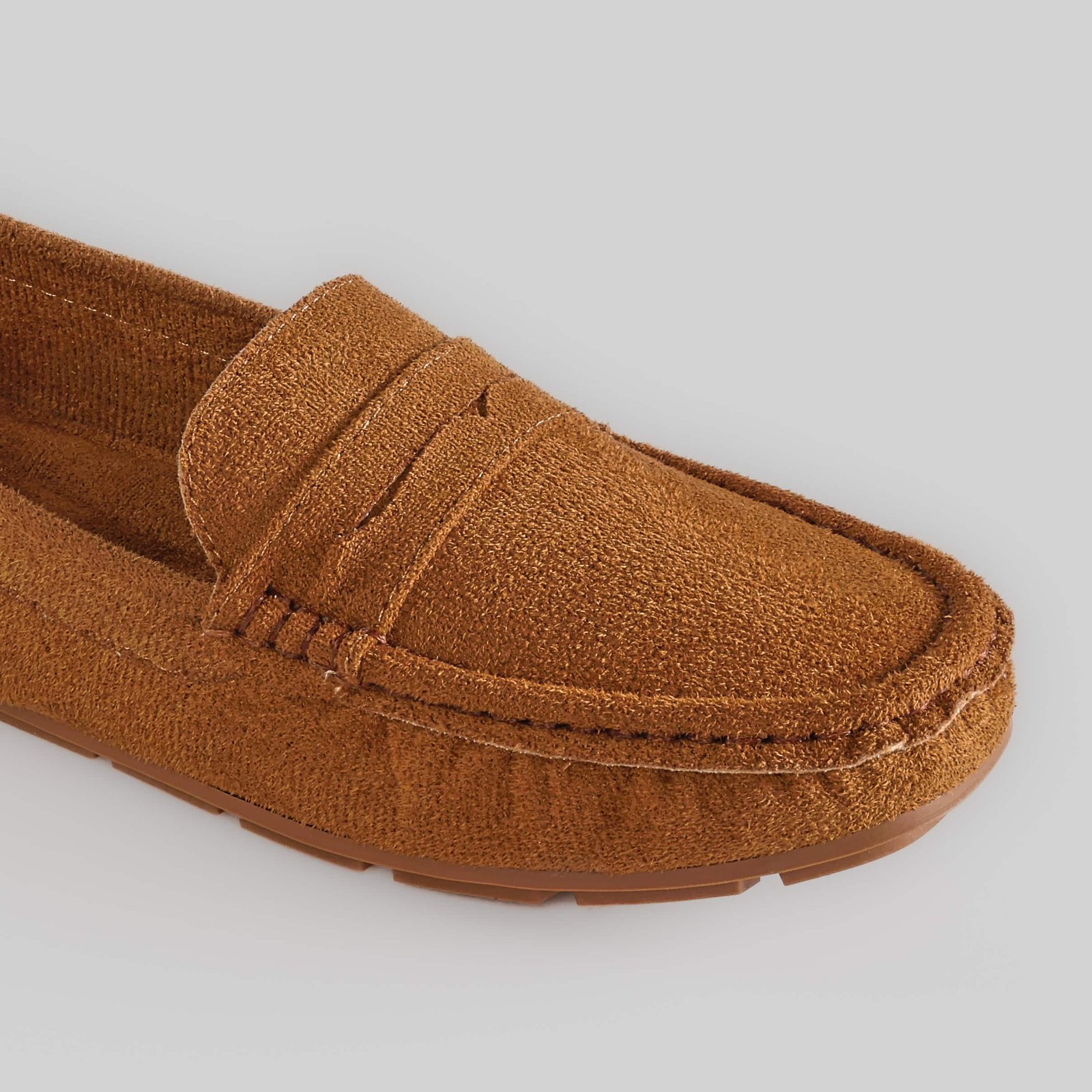 Basic – Mocassins Femmes en Tabac.