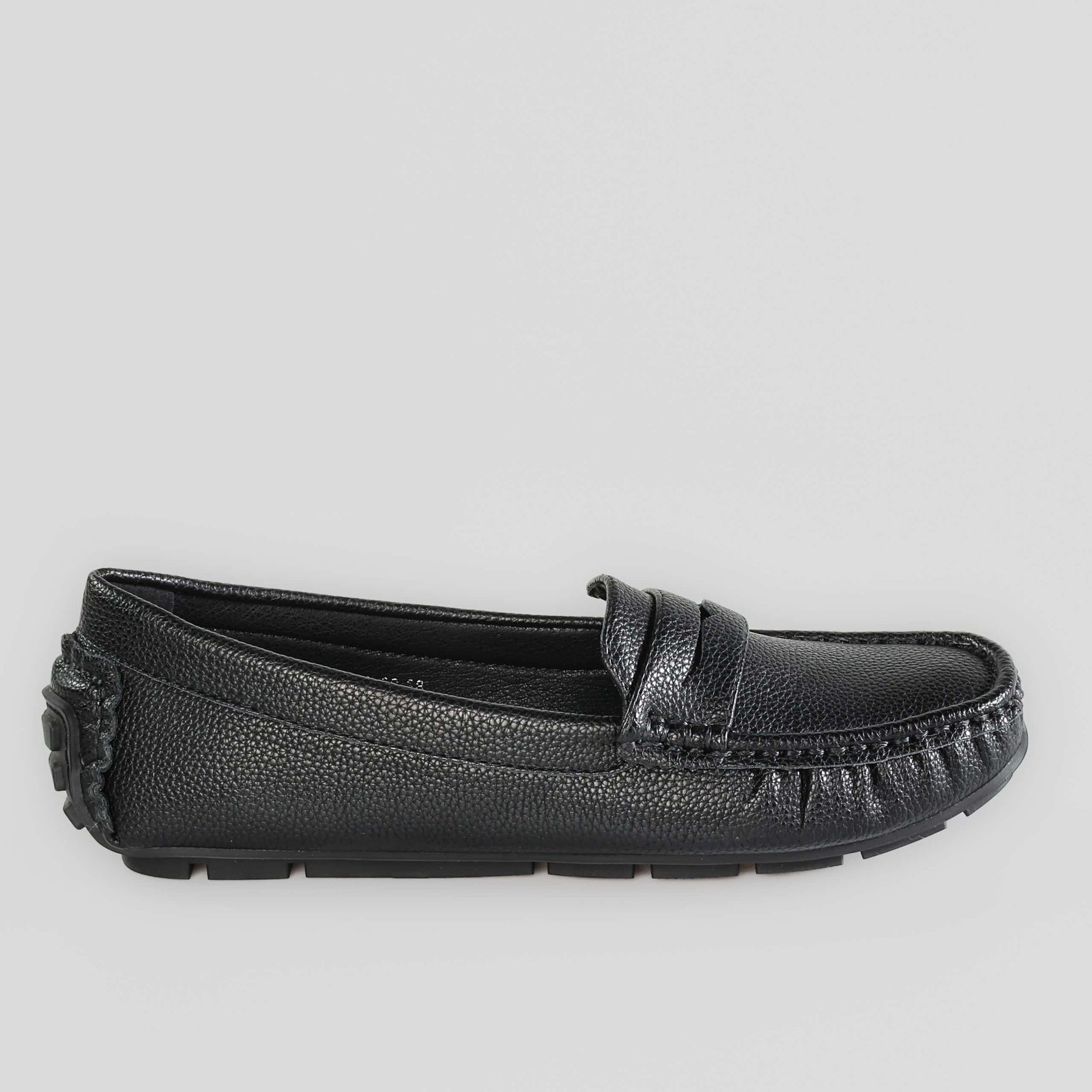 JASMINE – Mocassins Femmes en Noir.
