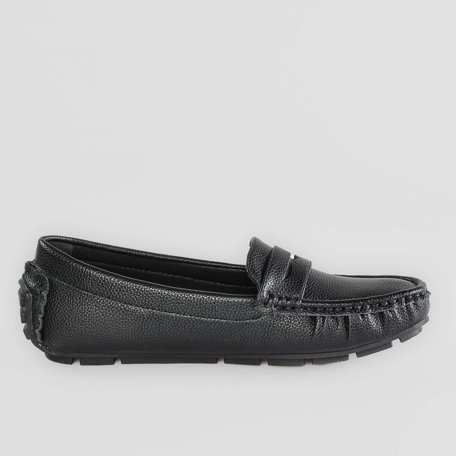 JASMINE – Mocassins Femmes en Noir.