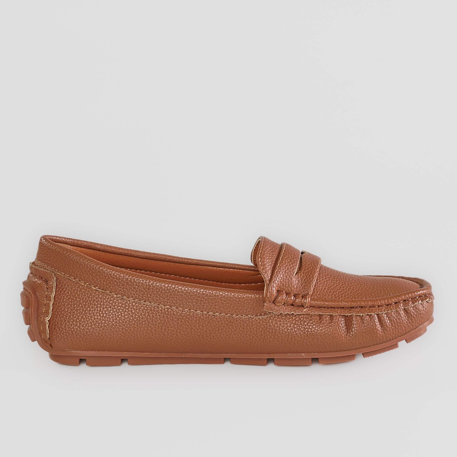 JASMINE – Mocassins Femmes en Tabac.