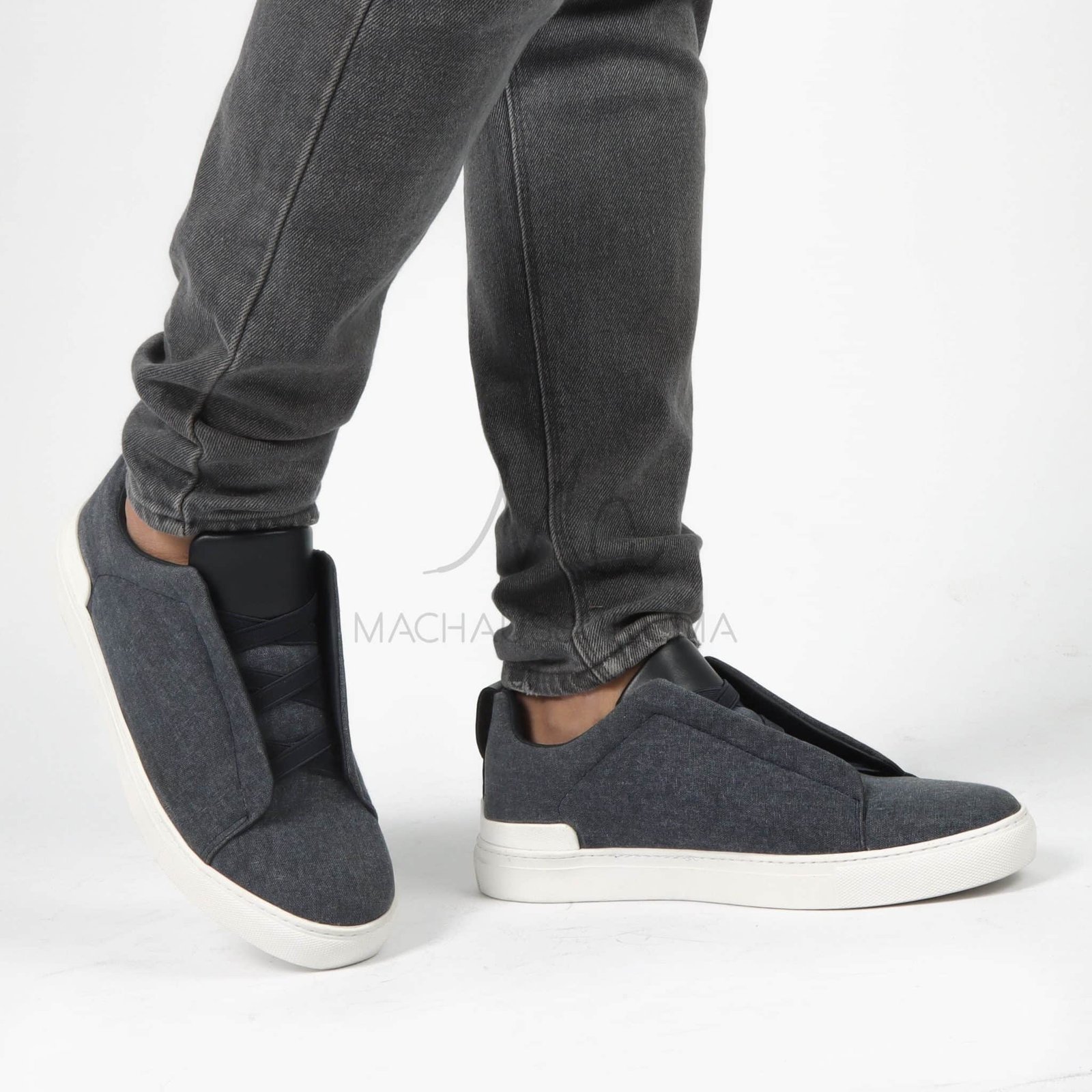 Quantum - Baskets Hommes en Bleu.