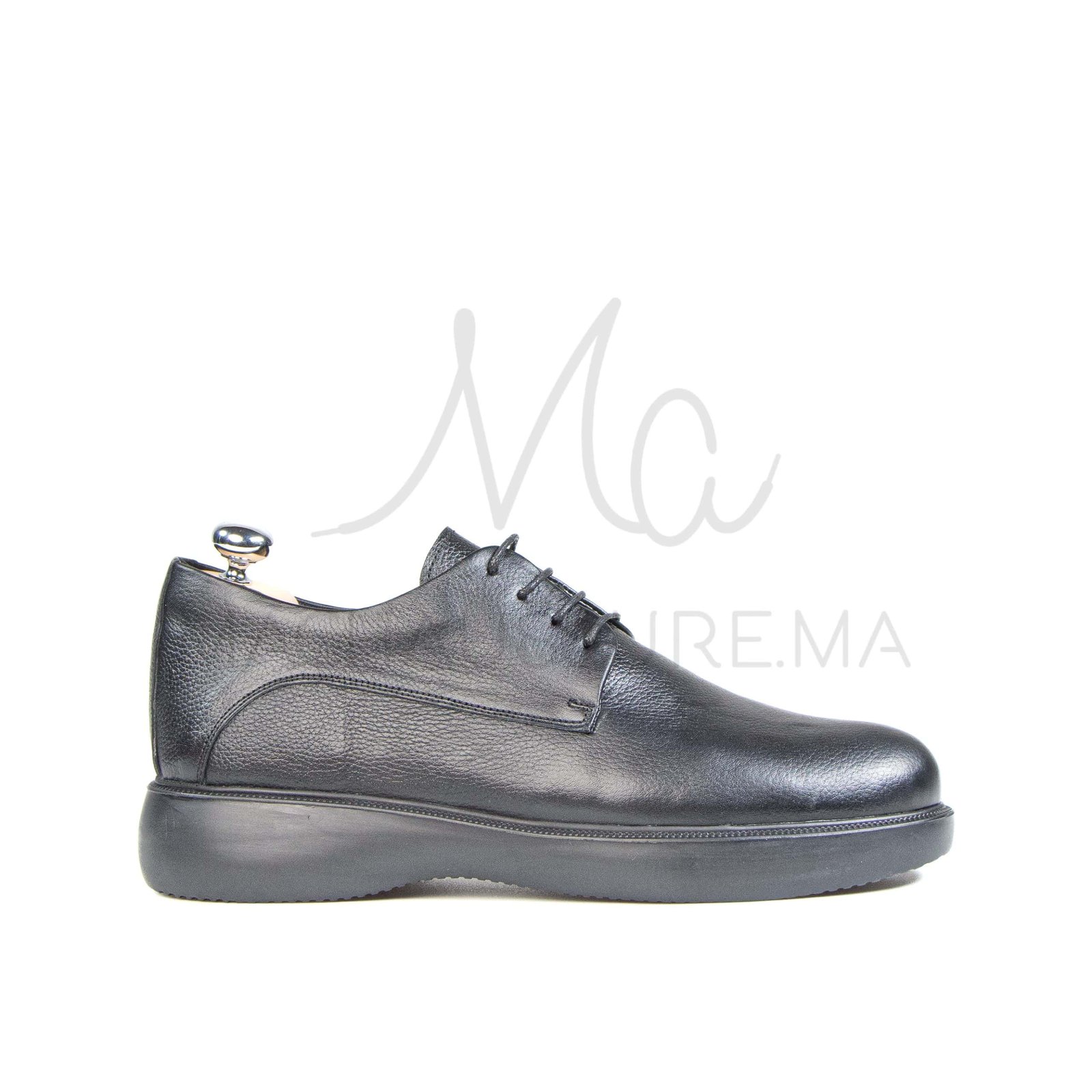 Landers – Chaussures Hommes confortables en Noir.