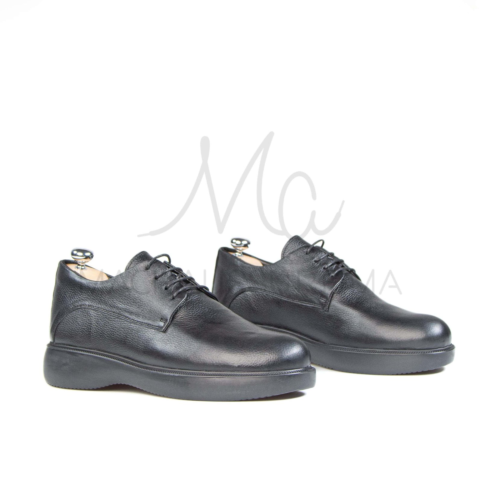 Landers – Chaussures Hommes confortables en Noir.