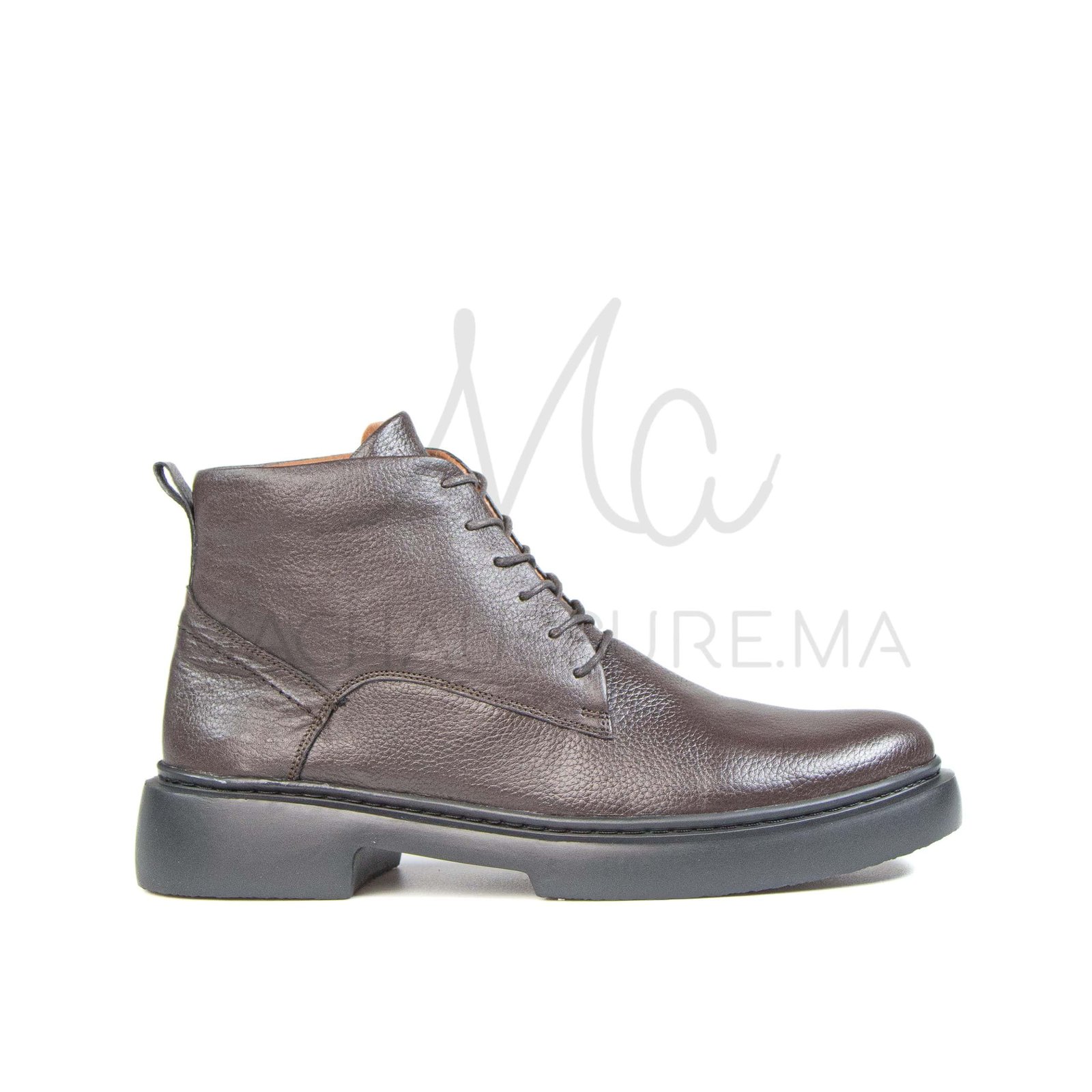Oty Lux – Boots Hommes en Marron.