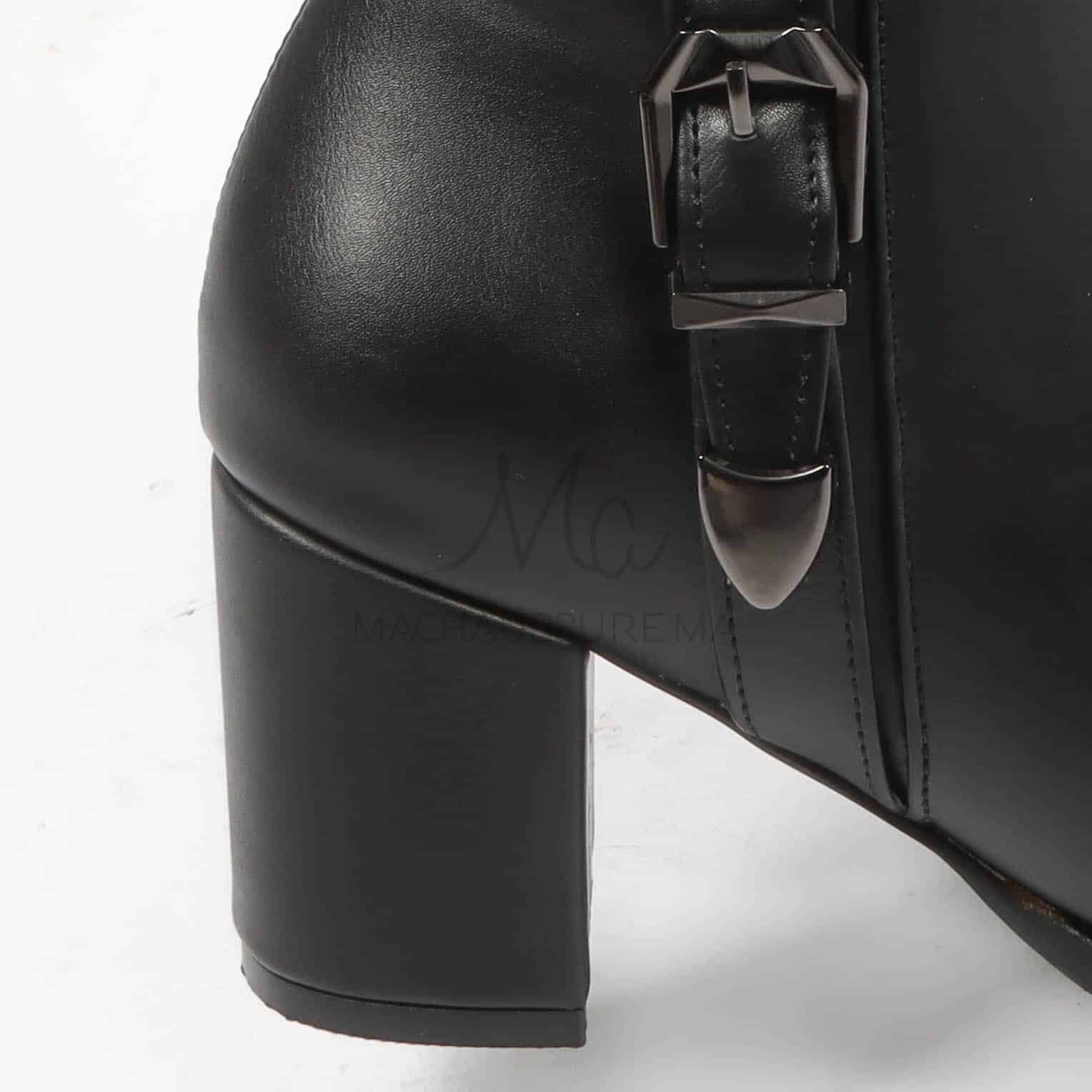 Kalvy – Bottines Femmes en Noir.