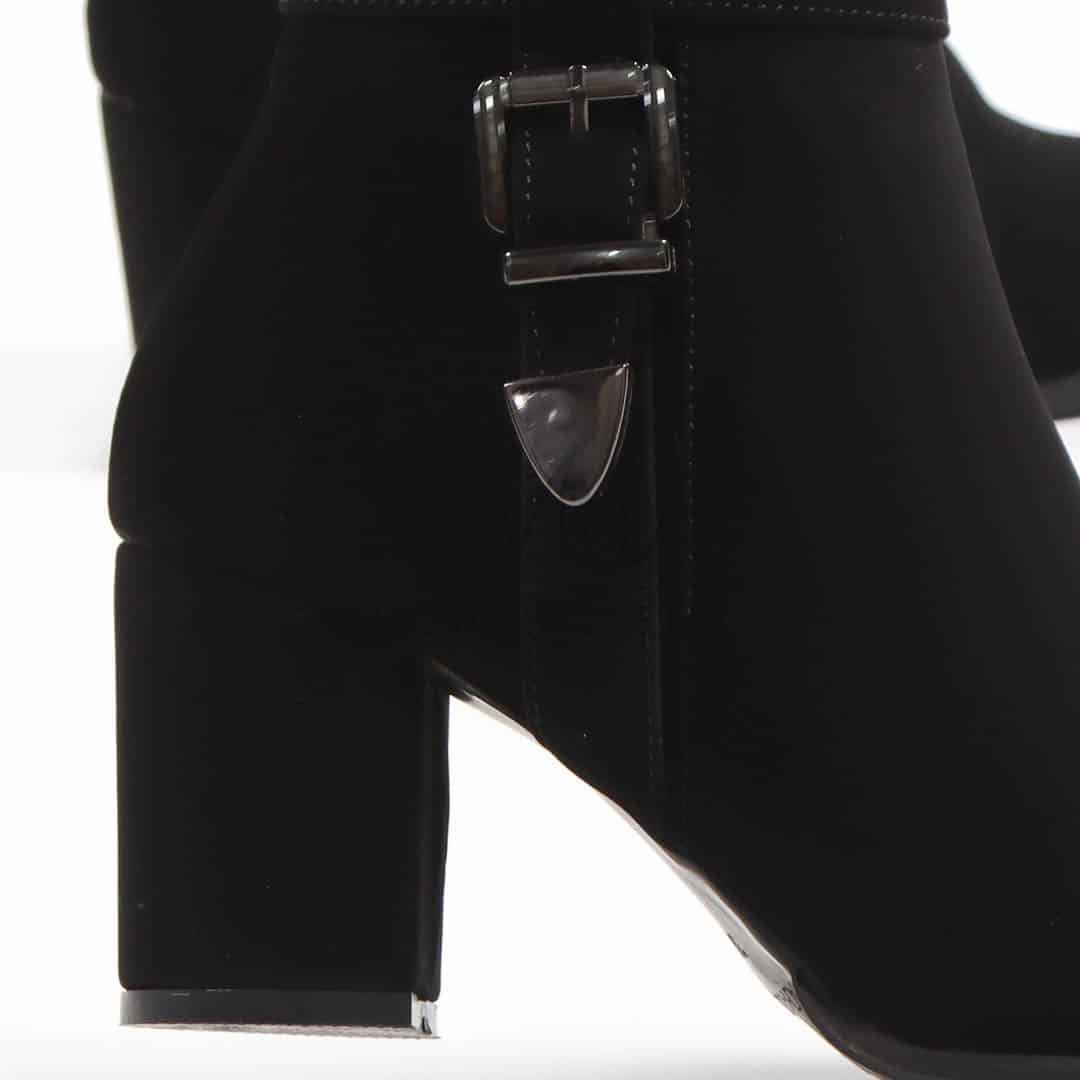 Kalvy – Bottines Femmes en Noir.