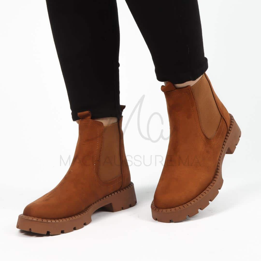 Brocard – Bottines Femmes en Tabac.