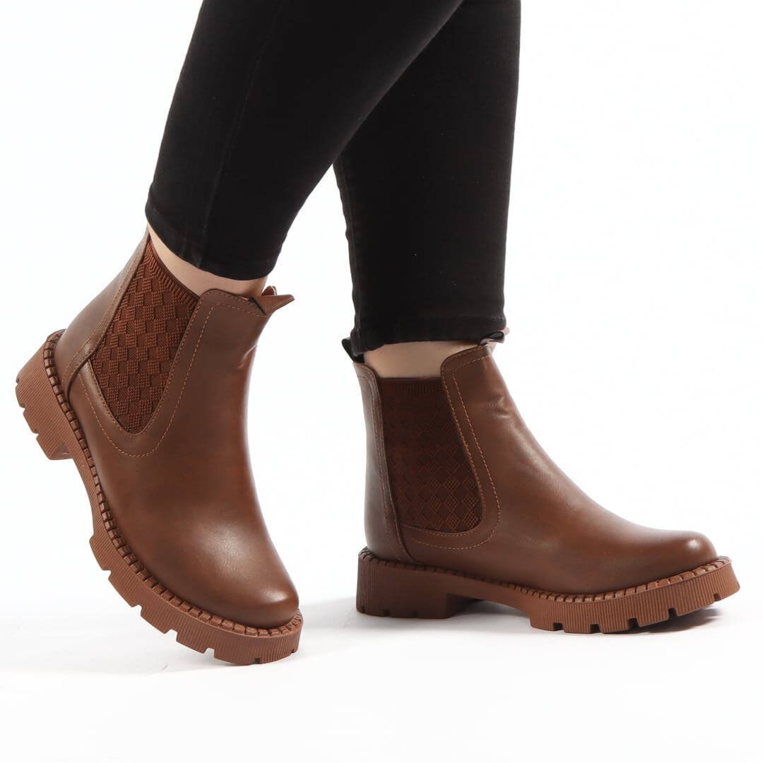 Bocardy – Bottines Femmes en Tabac.