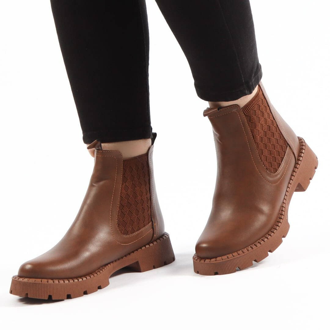 Bocardy – Bottines Femmes en Tabac.