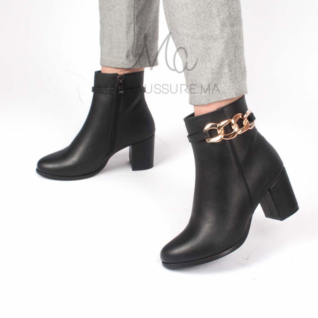 LYA – Bottines Femmes – Noir.