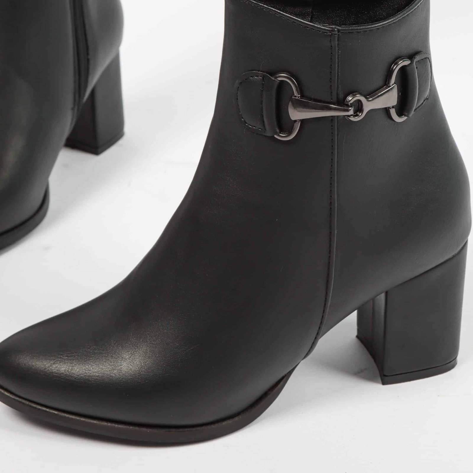 DIANNA - Bottines à Talonen Noir.