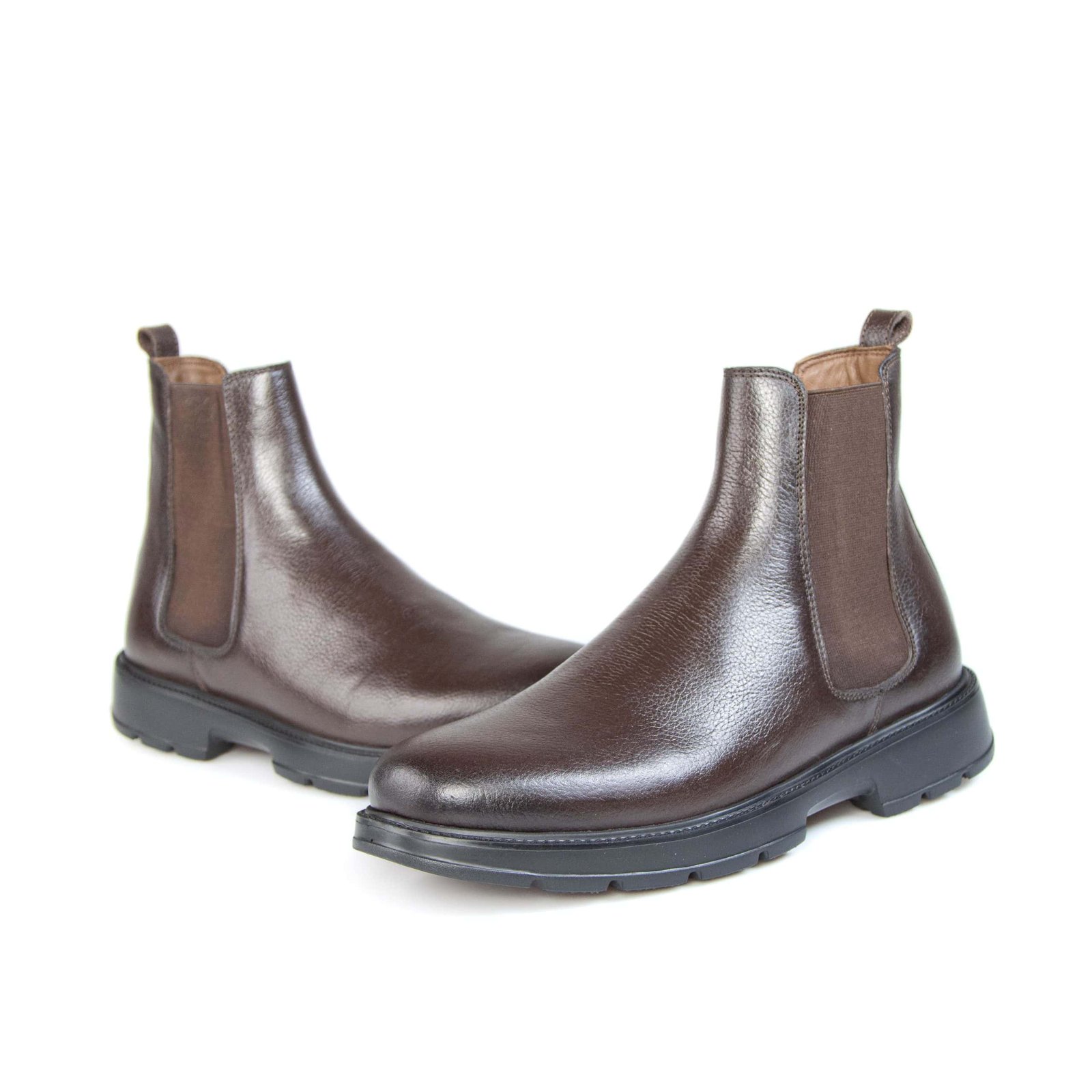 Mooréa – Boots Hommes 100% Cuir – Marron.