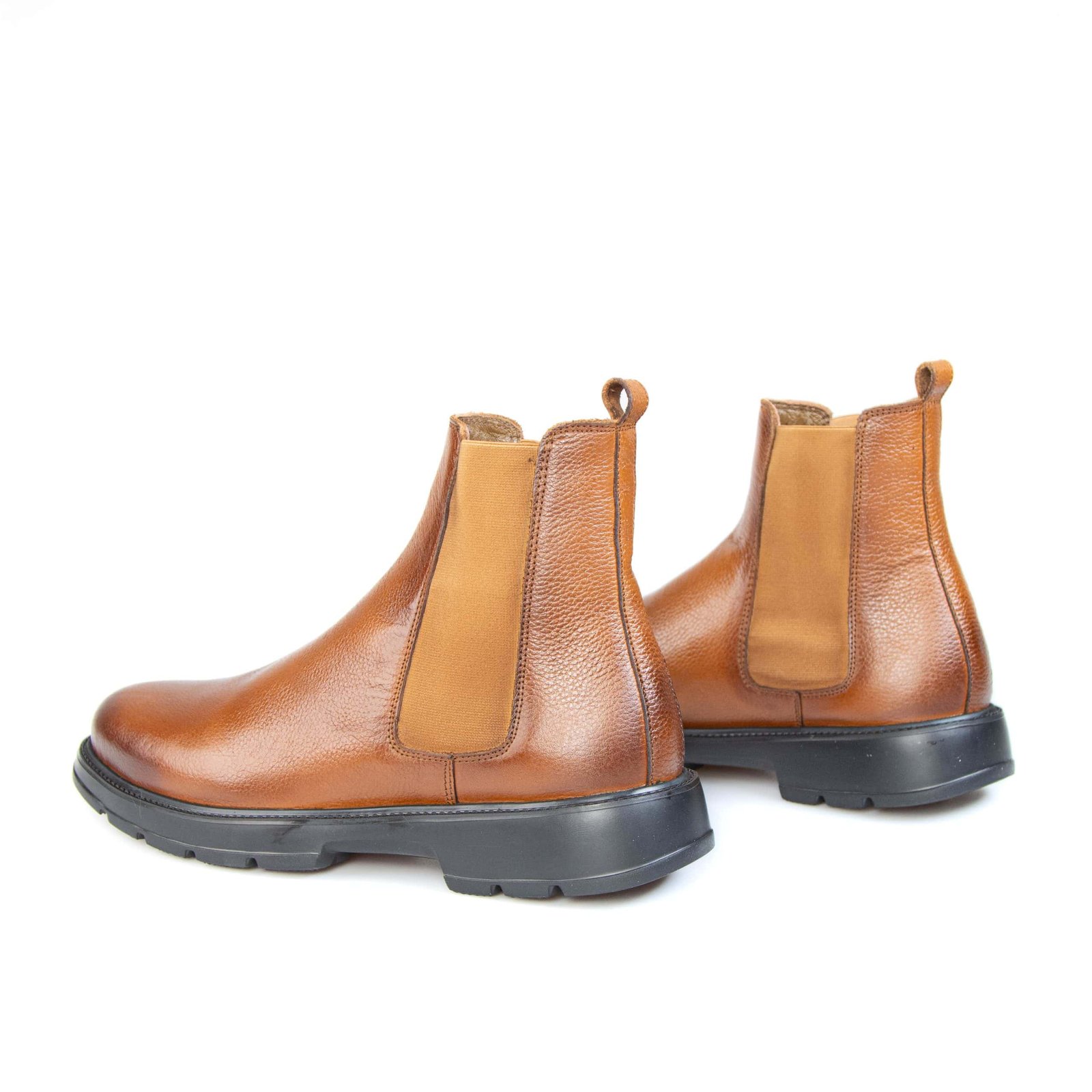 Mooréa – Boots Hommes 100% Cuir – Tabac.