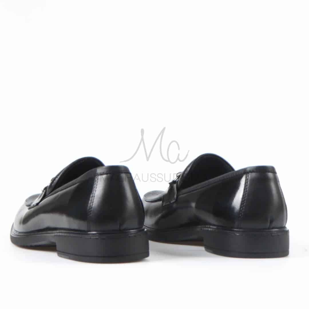 Tyson - Chaussures de ville 100% Cuir en Noir.
