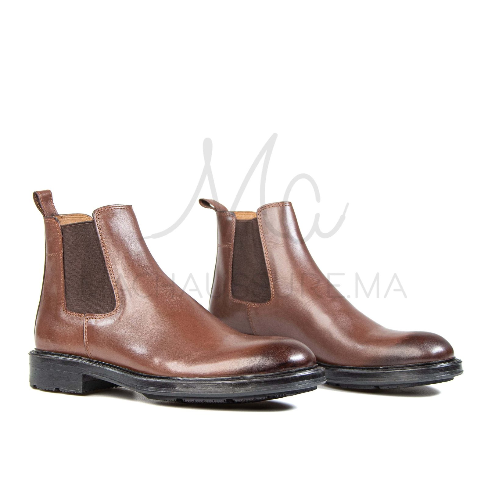 PICASSO – Boots Hommes en Marron.