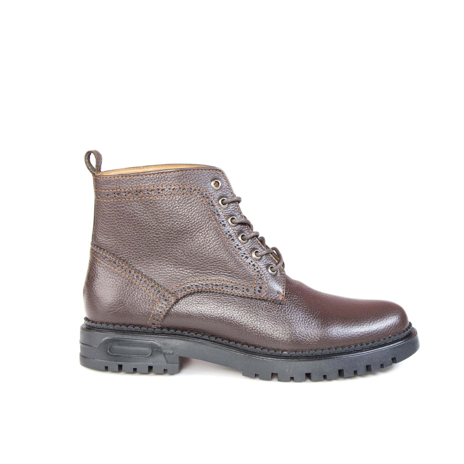 Mazen – Boots Hommes 100% Cuir – Marron.