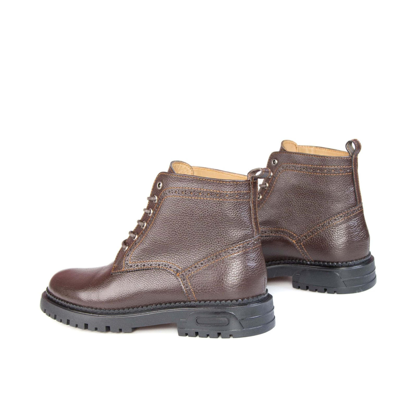 Mazen – Boots Hommes 100% Cuir – Marron.