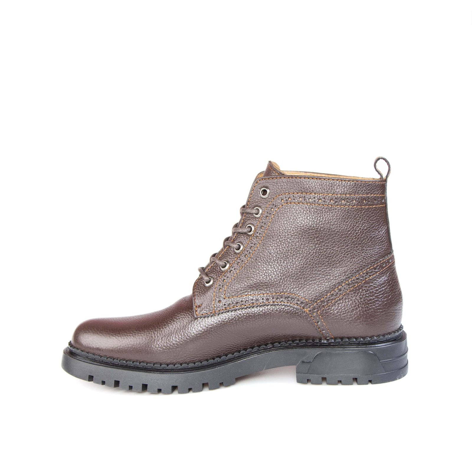Mazen – Boots Hommes 100% Cuir – Marron.