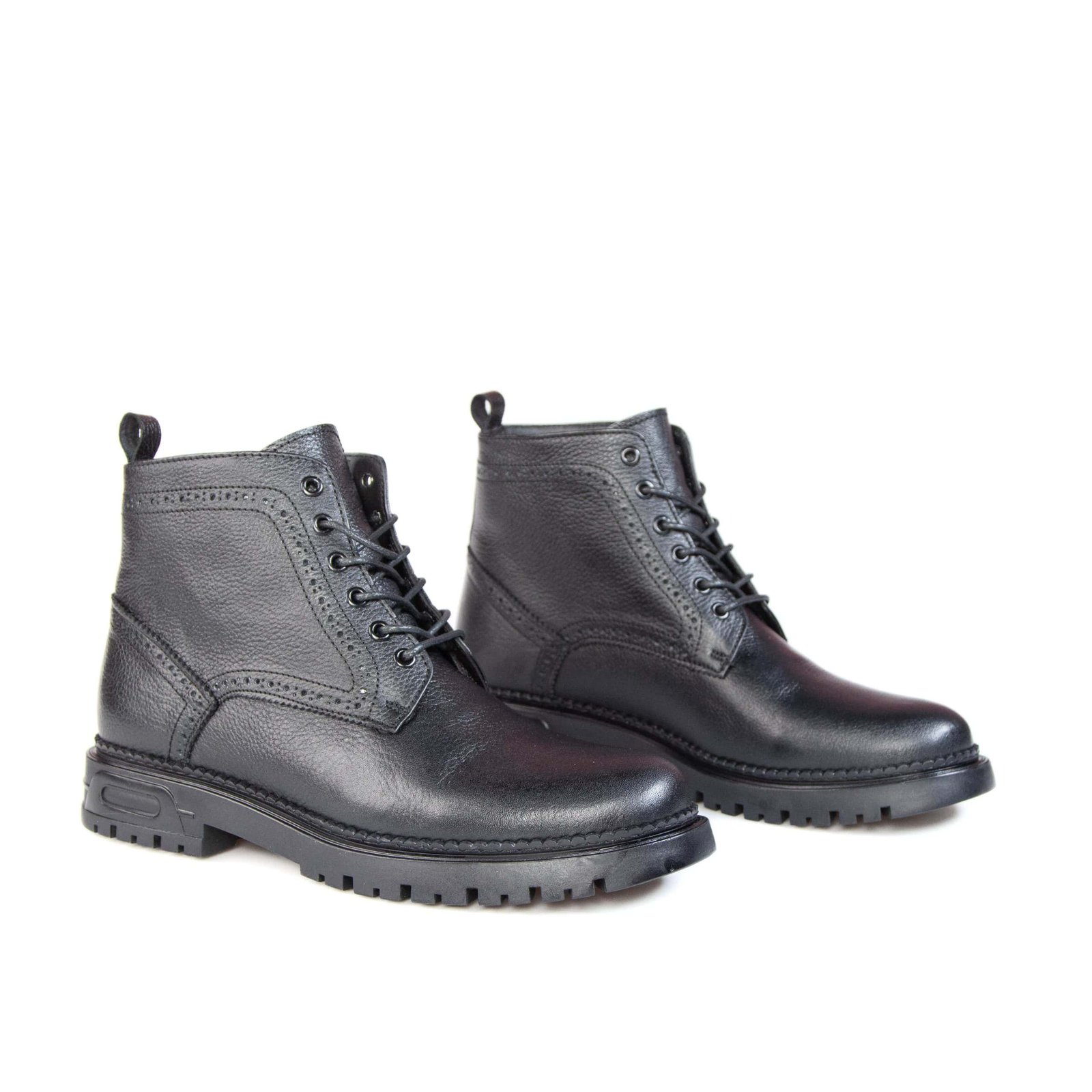 Mazen – Boots Hommes 100% Cuir – Noir.