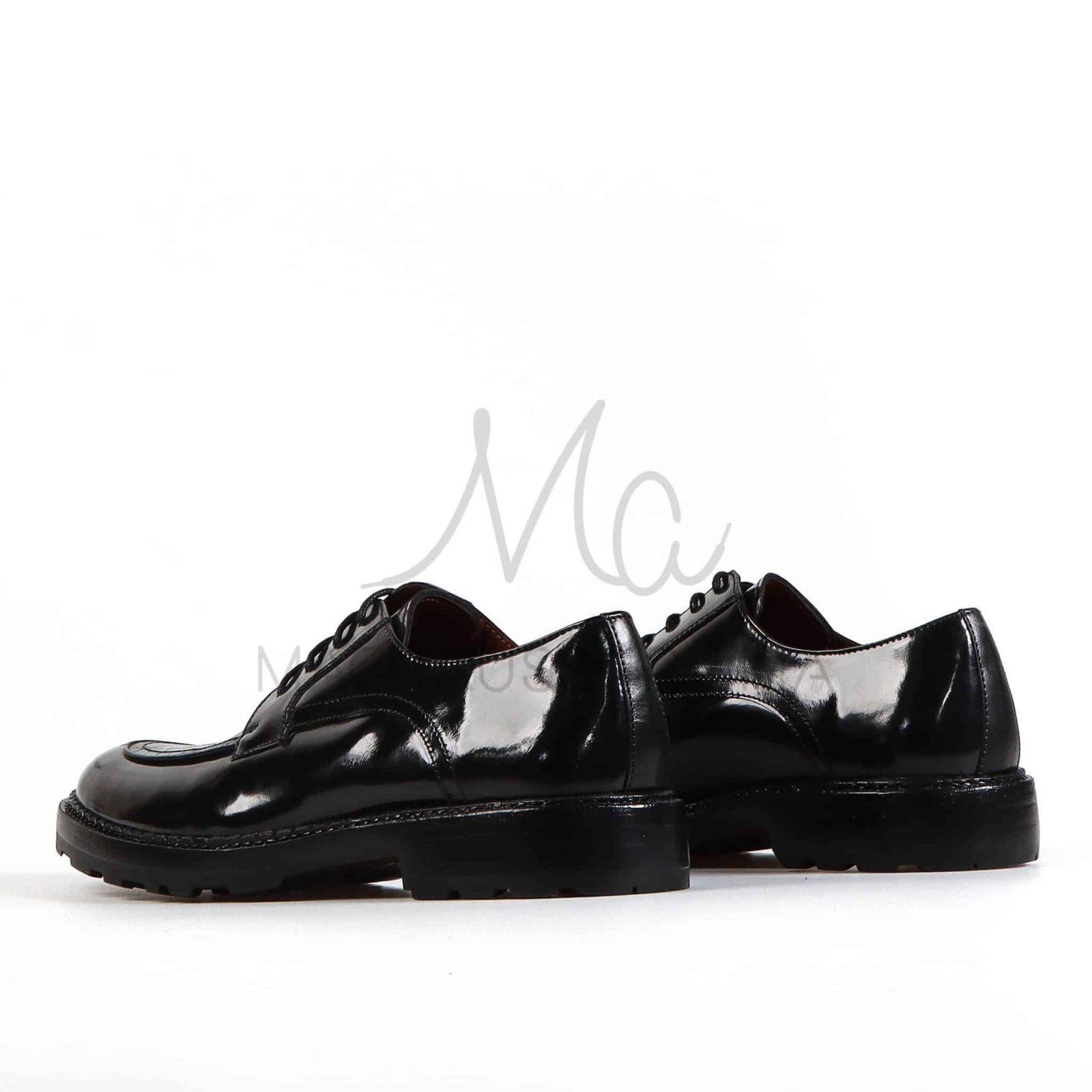 Croc Luxe - Chaussures de ville cuir en Noir.
