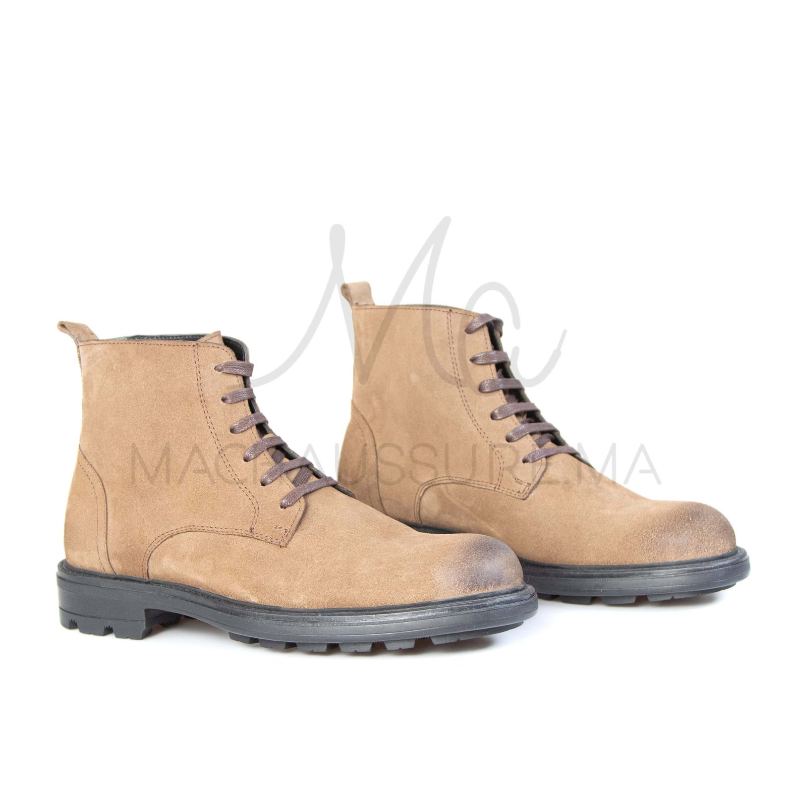 Sultan - Boots Hommes en Tabac.