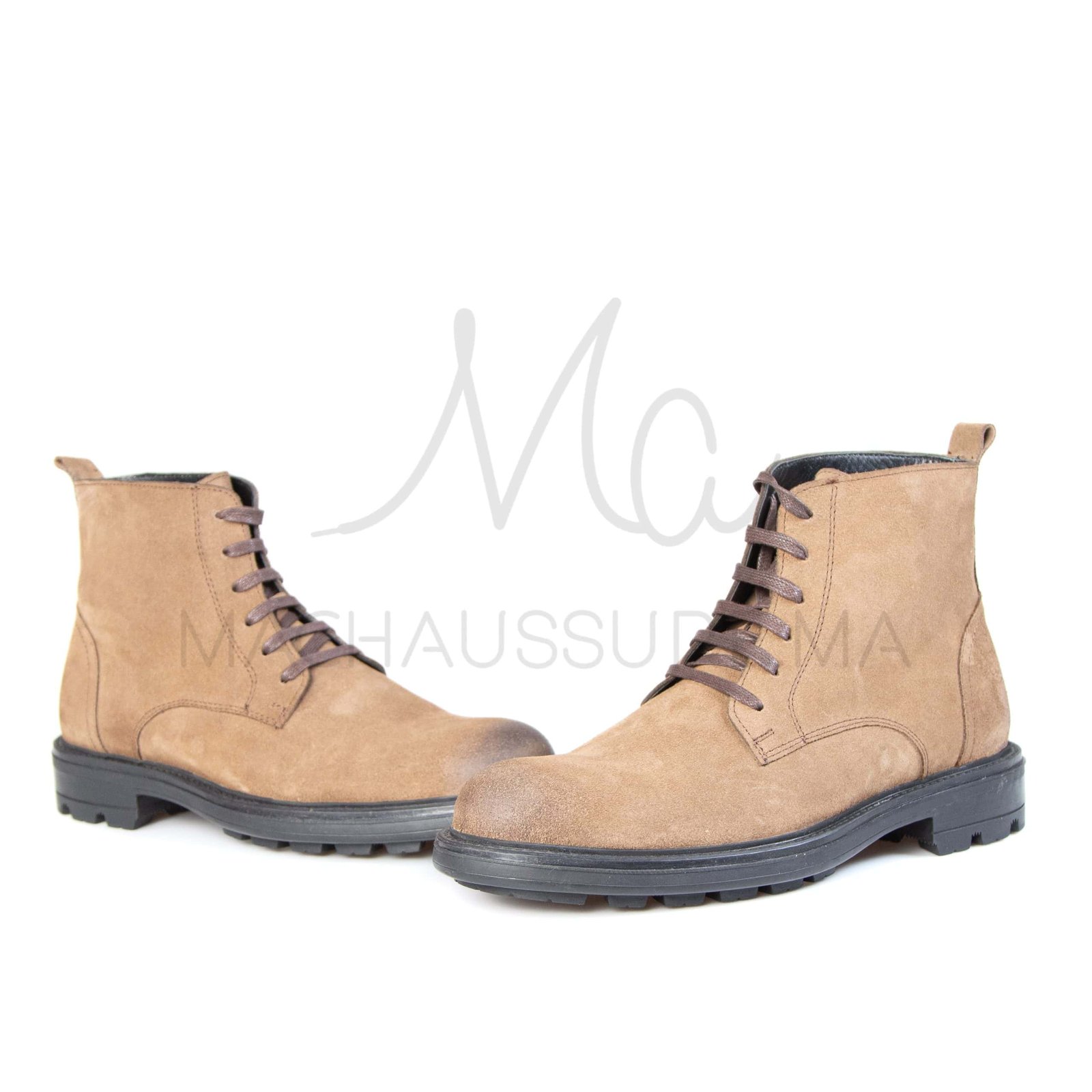 Sultan - Boots Hommes en Tabac.