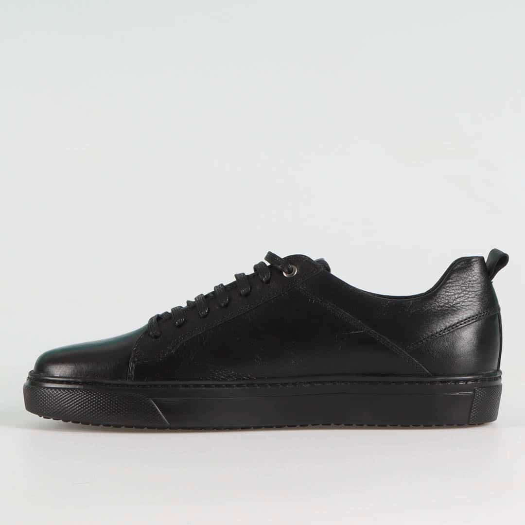 Matis – Baskets Hommes Cuir en Noir.