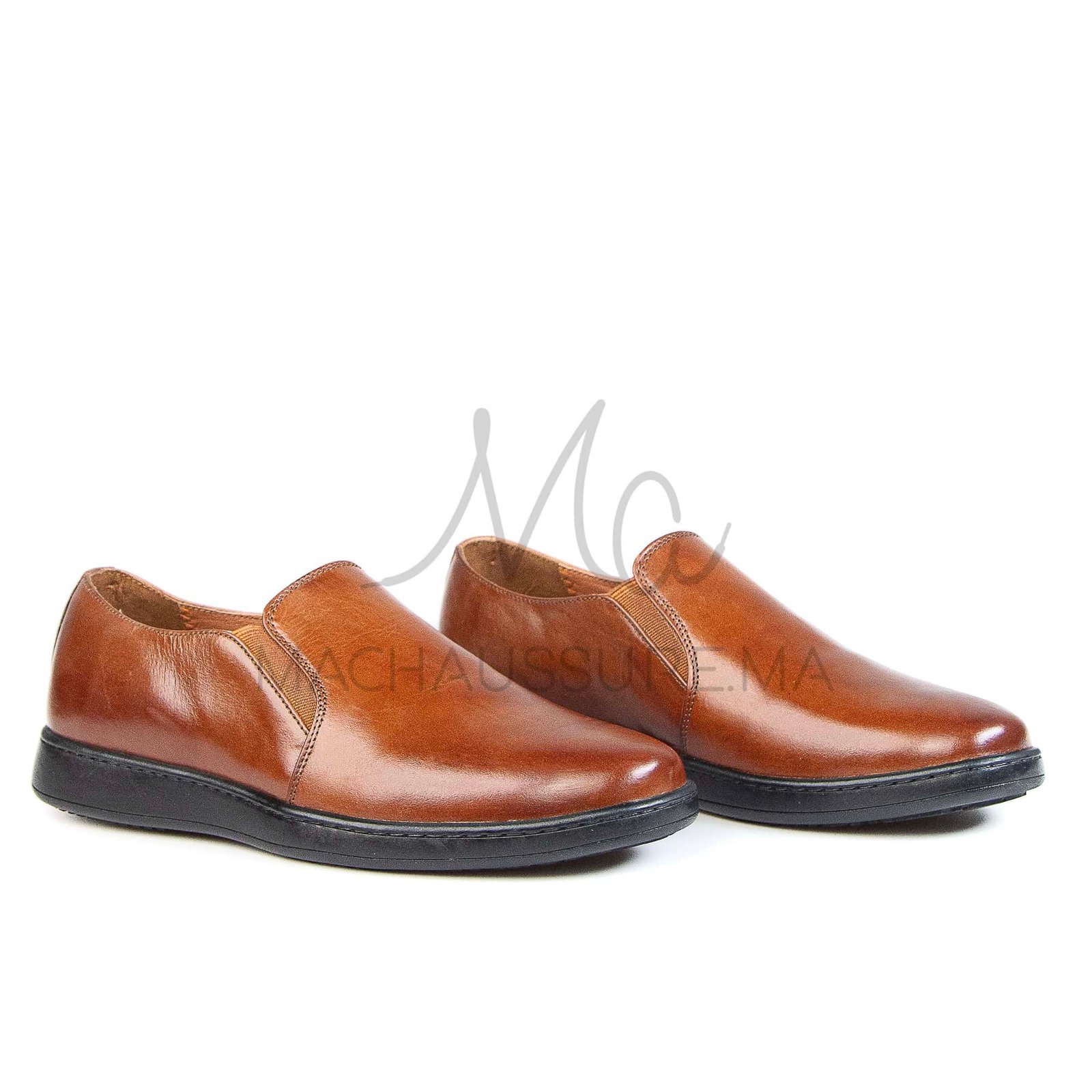 Baron – Chaussures de ville Hommes en Tabac.