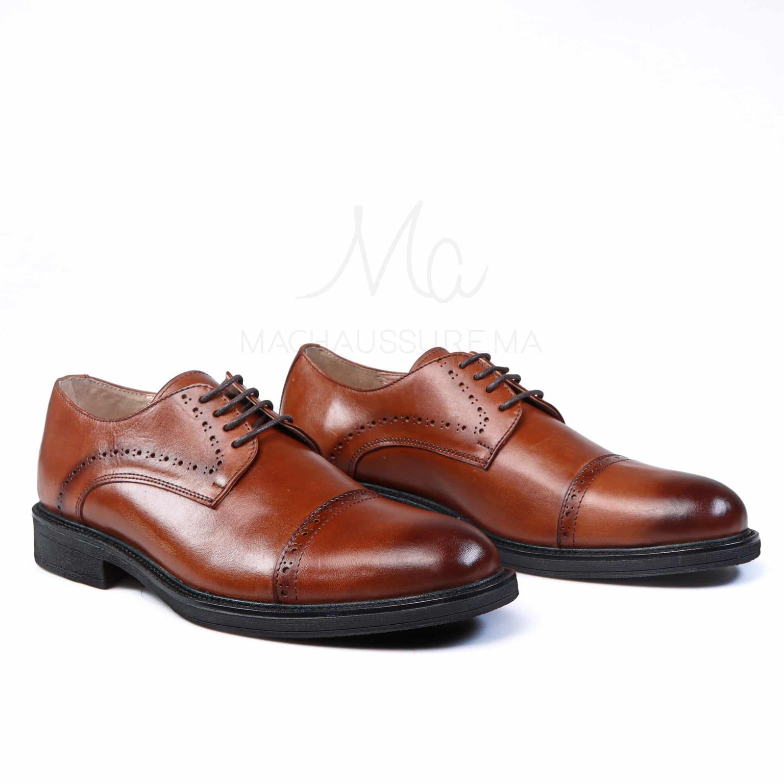 Artisan - Chaussures de ville en Tabac.