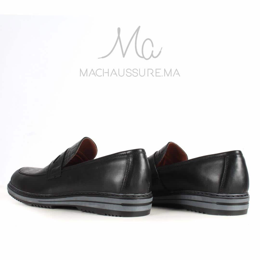 ALBURQUE - Chaussure de ville en noir.