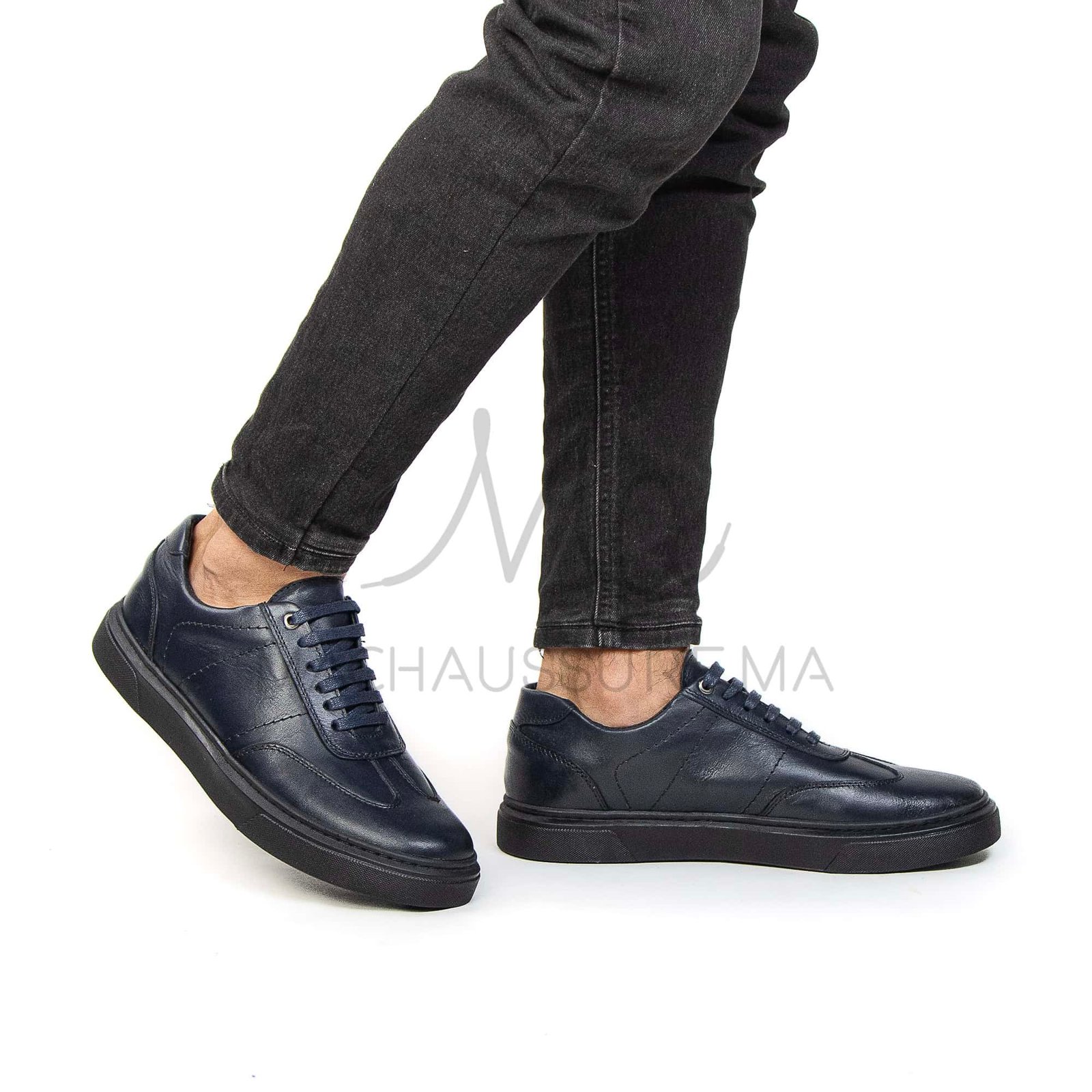 CoreX - Baskets confortablesen Bleumarine.