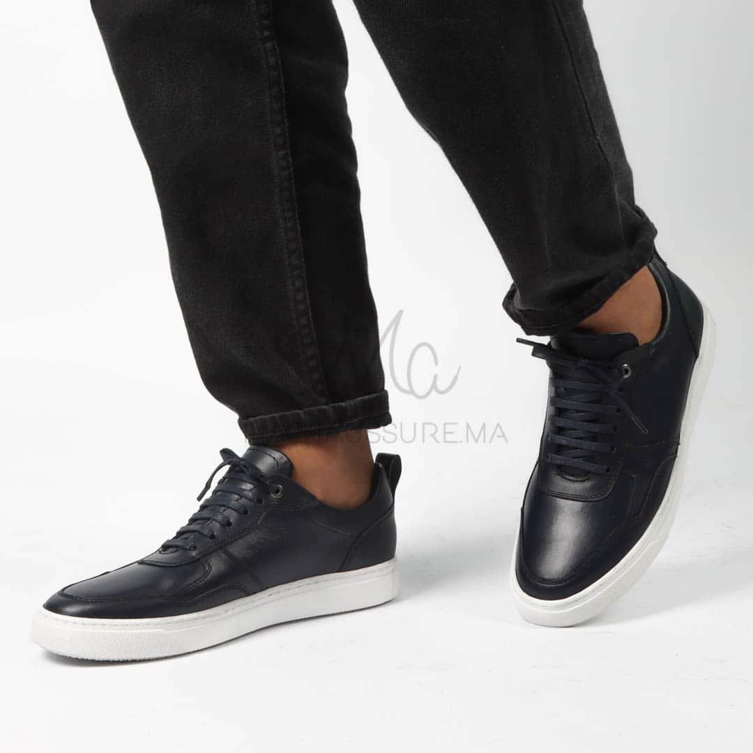 Uliva - Chaussures de ville Hommes Cuir en Bleu.