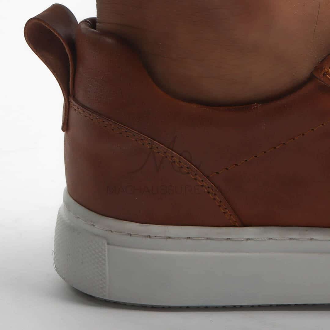 Uliva - Chaussures de ville Hommes Cuir en Tabac.