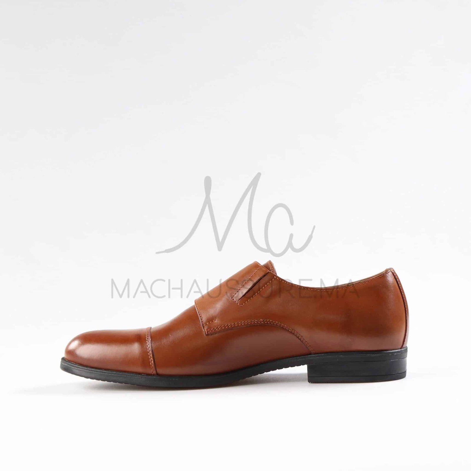 DUBLON - Chaussures de ville Hommes Cuir en Tabac clair.