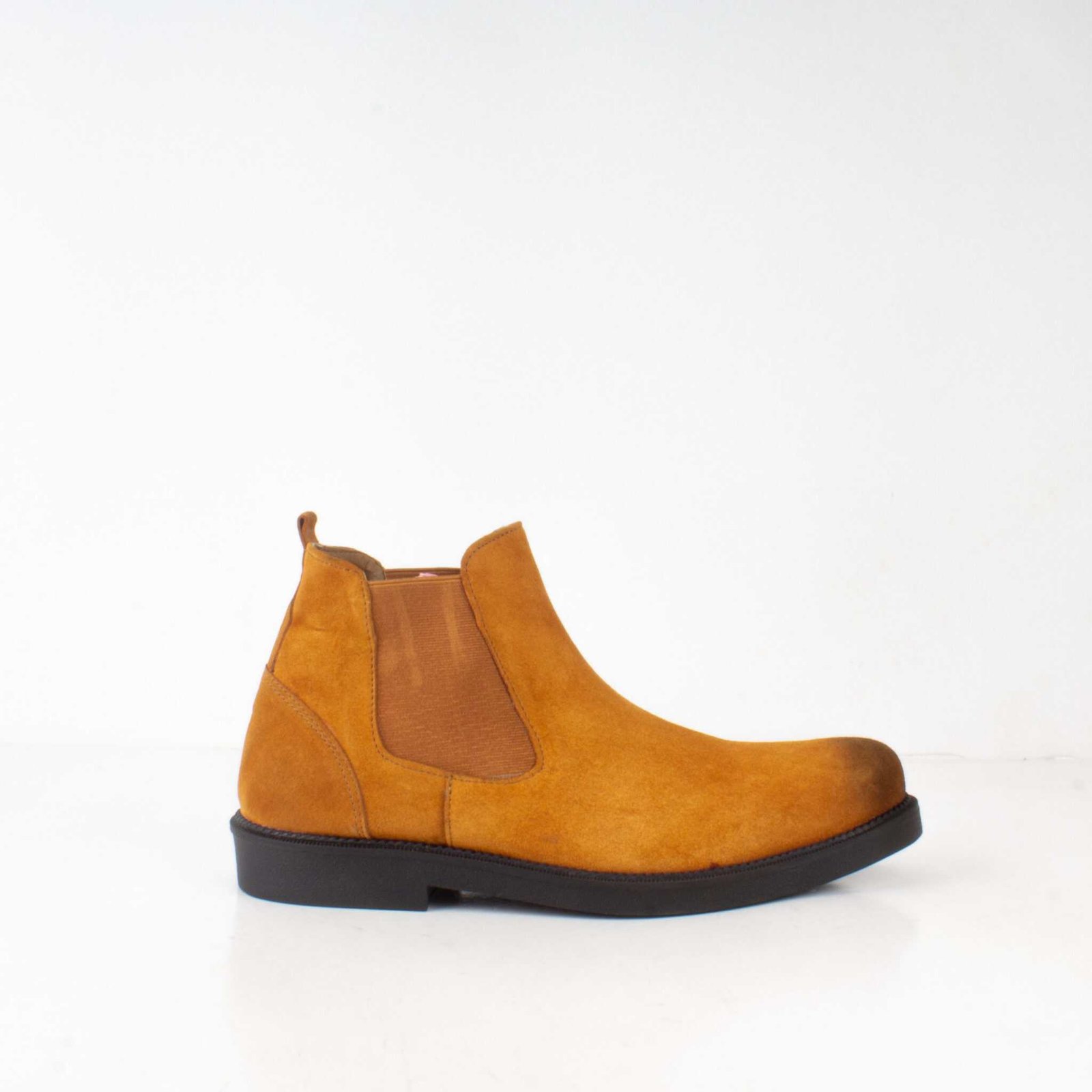 Paul Smith - Bottines Hommes en Daim Moutarde.