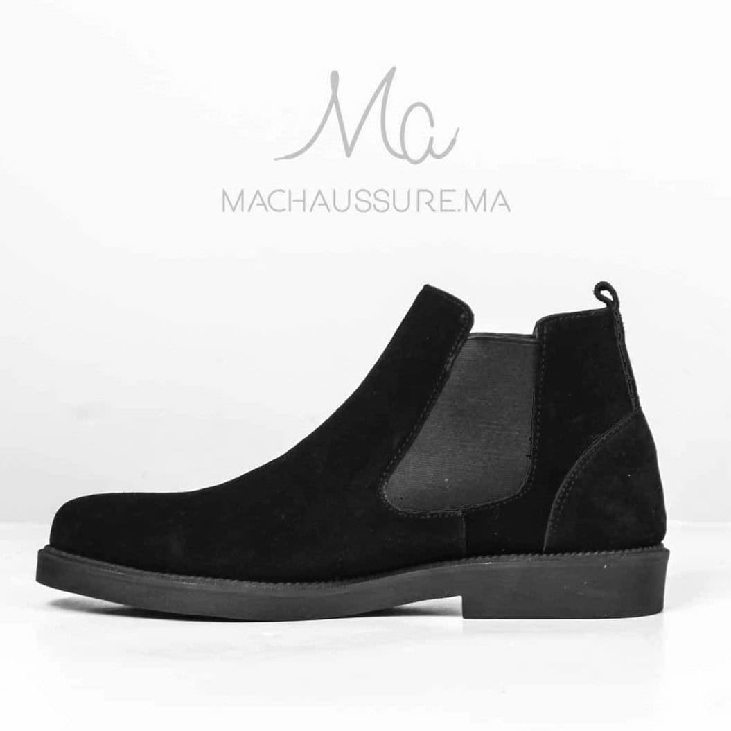 Paul Smith - Bottines Hommes en Daim Noir.