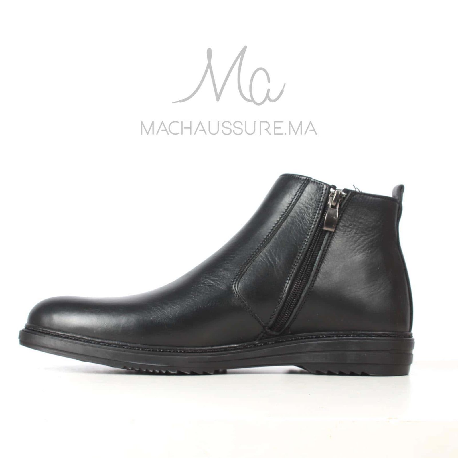 ALFRED - BOOTS en Noir.