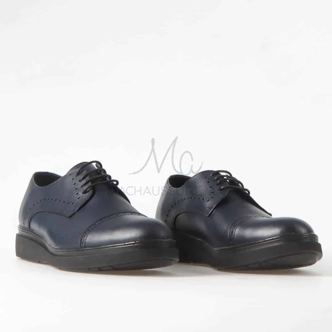 Urbany - Chaussures de ville 100% Cuir – Bleu.