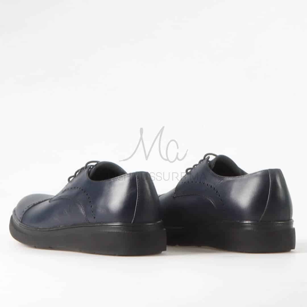 Urbany - Chaussures de ville 100% Cuir – Bleu.