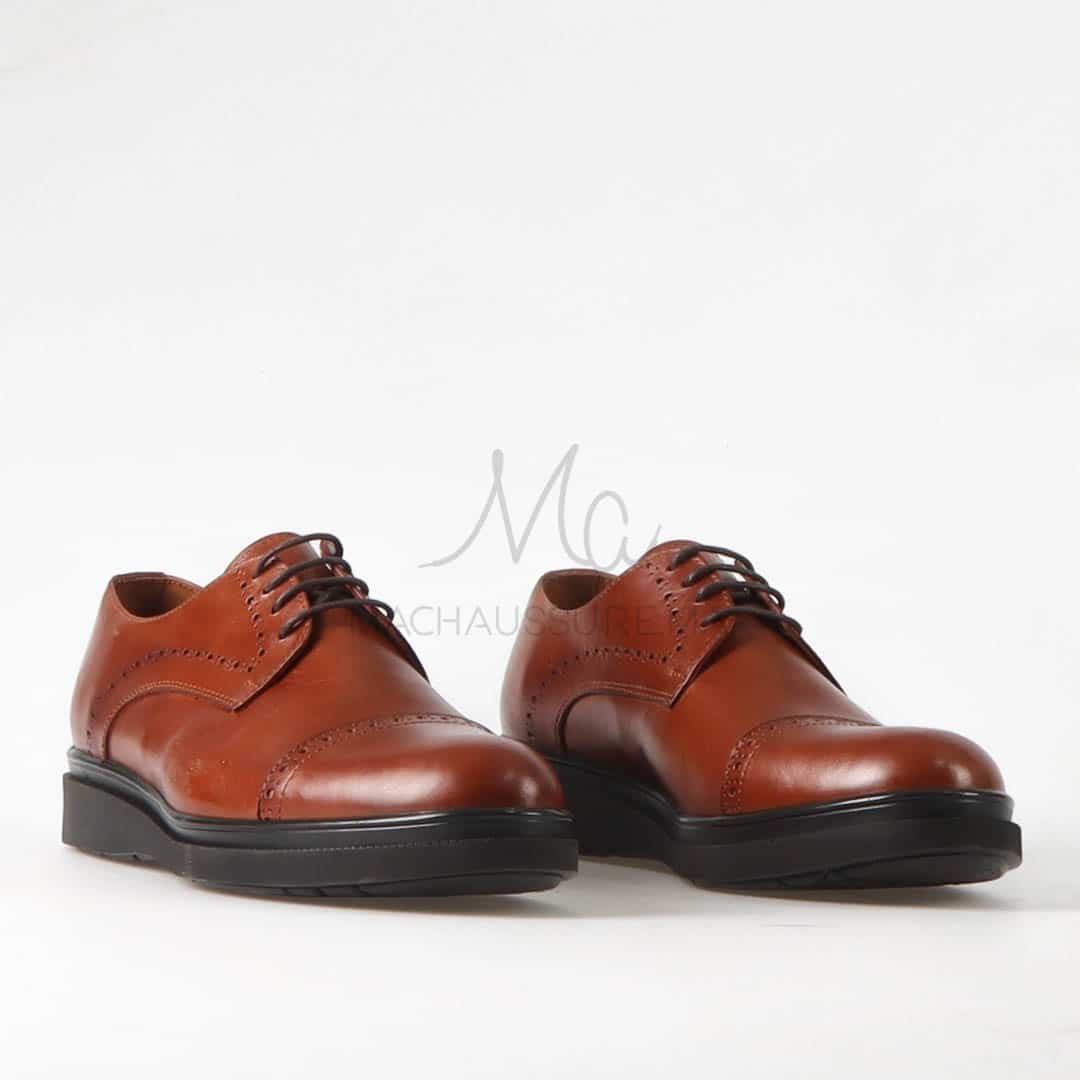 Urbany - Chaussures de ville 100% Cuir – Tabac.