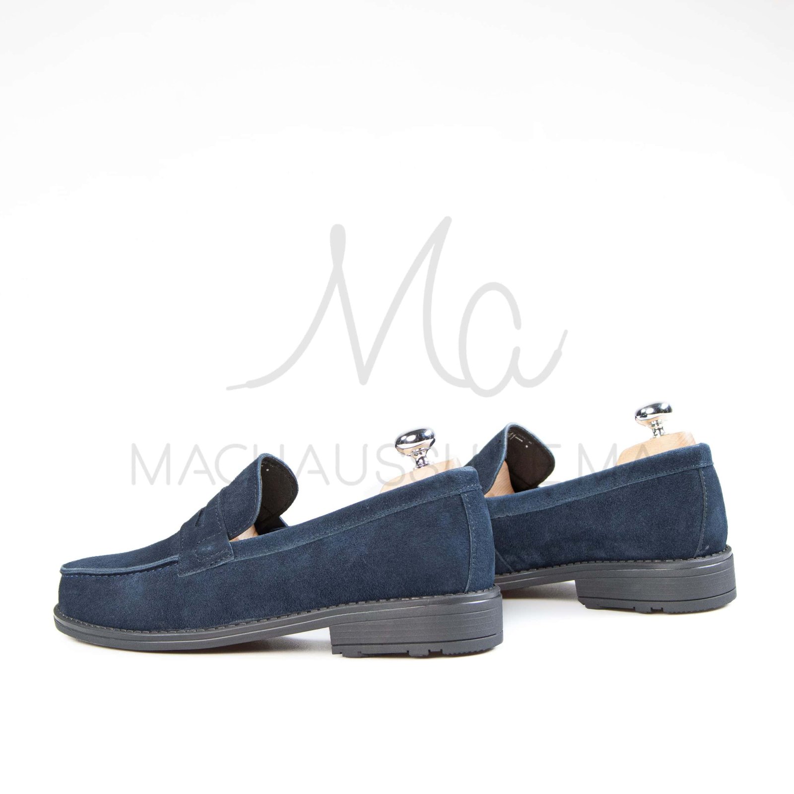 RIAD – Mocassins Hommes en Bleu Marine.