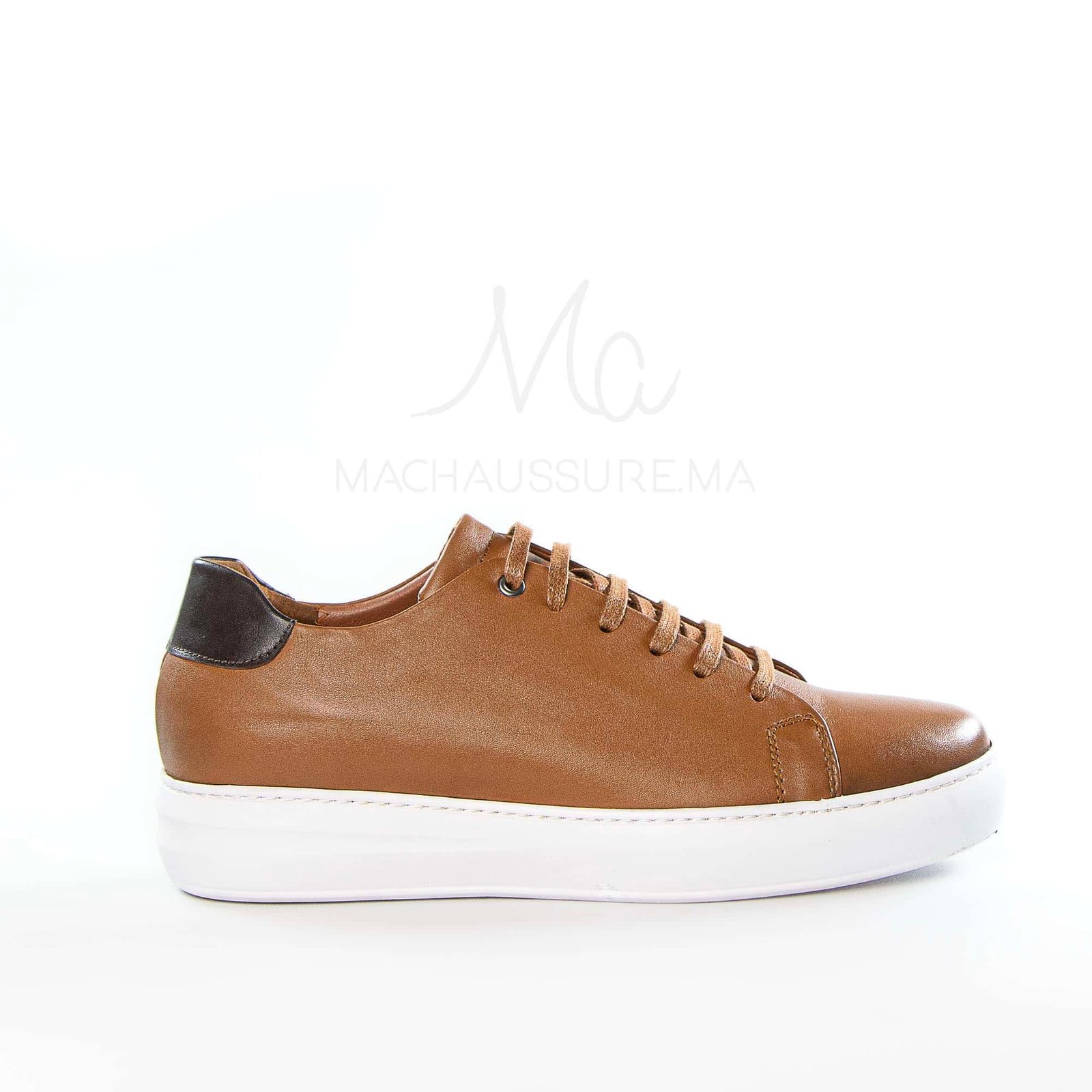 Velocity - Baskets confortables en Tabac.