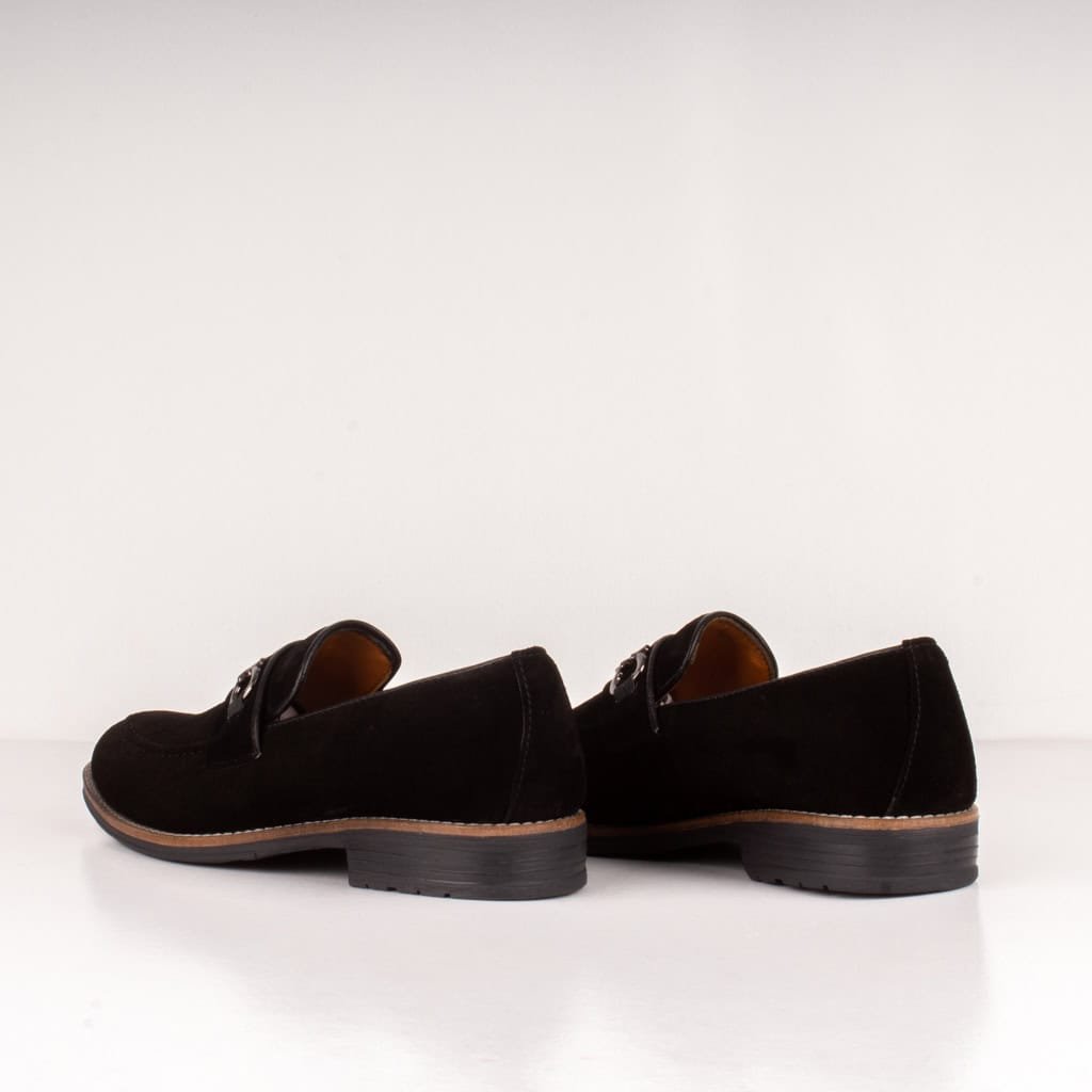 RUNWELL – Chaussure de ville 100% Daim – Noir.