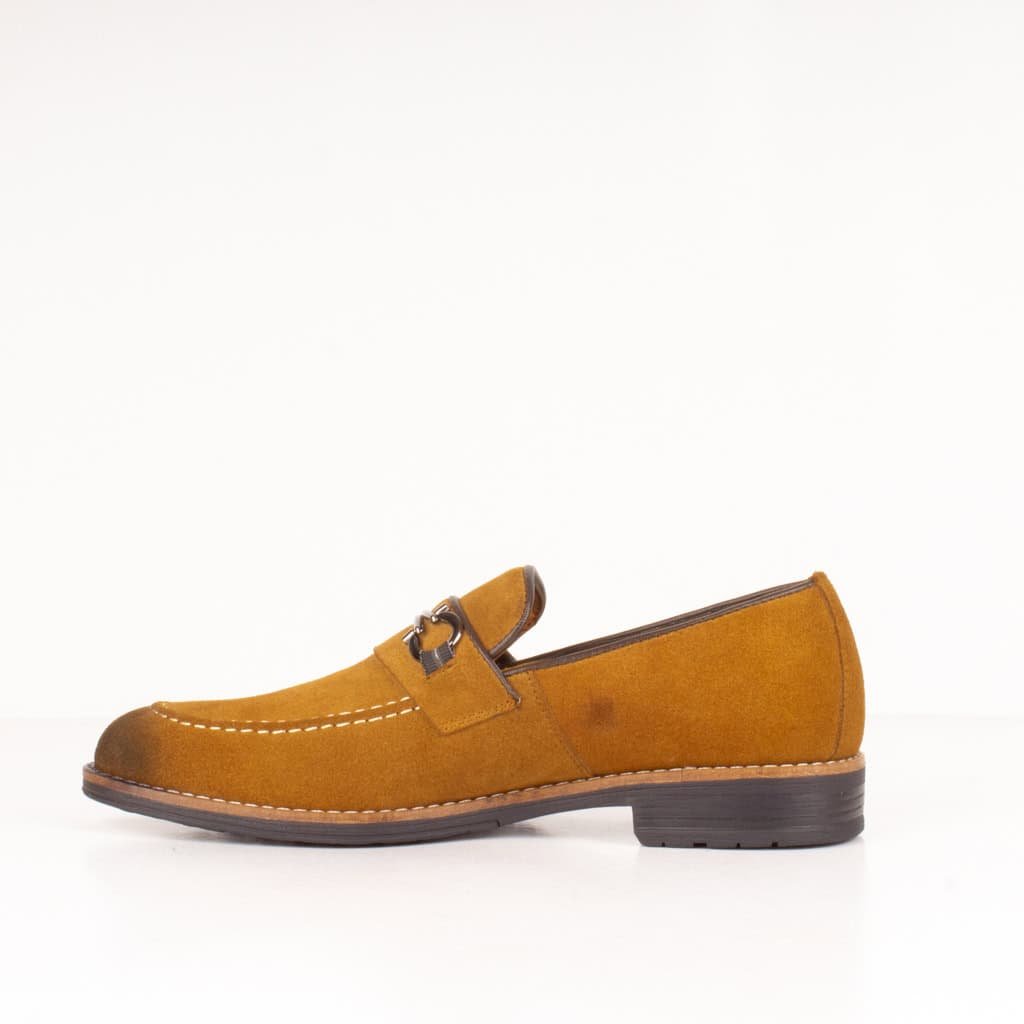 RUNWELL – Chaussure de ville 100% Daim – Tabac.