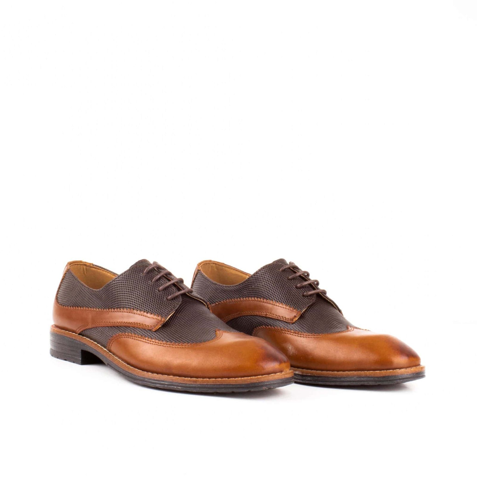 GENTMAR – Chaussures de ville en Tabac.