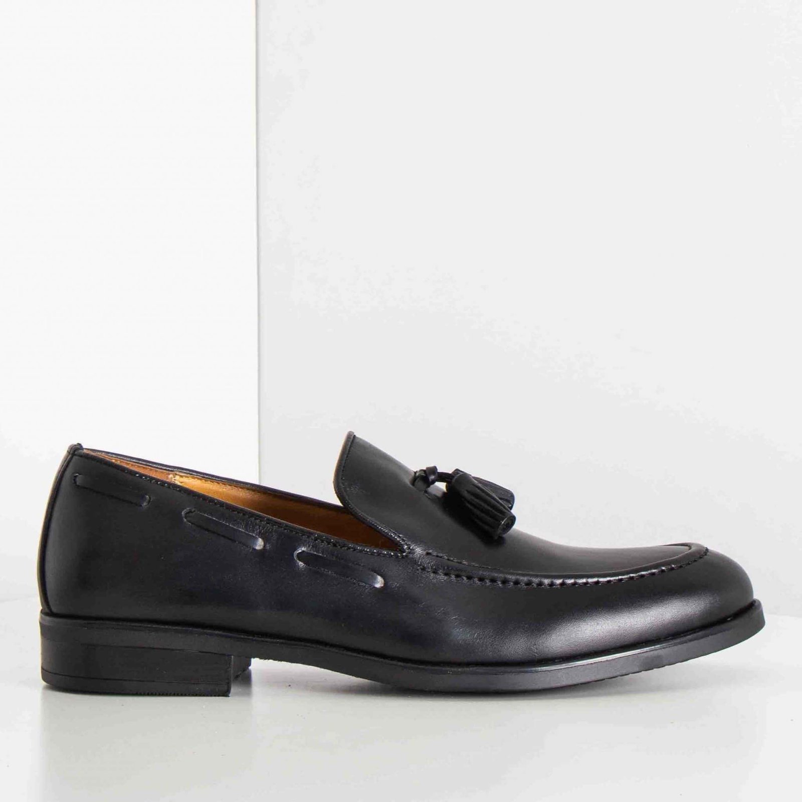 DANVER – Chaussure de ville 100% cuir - Noir.