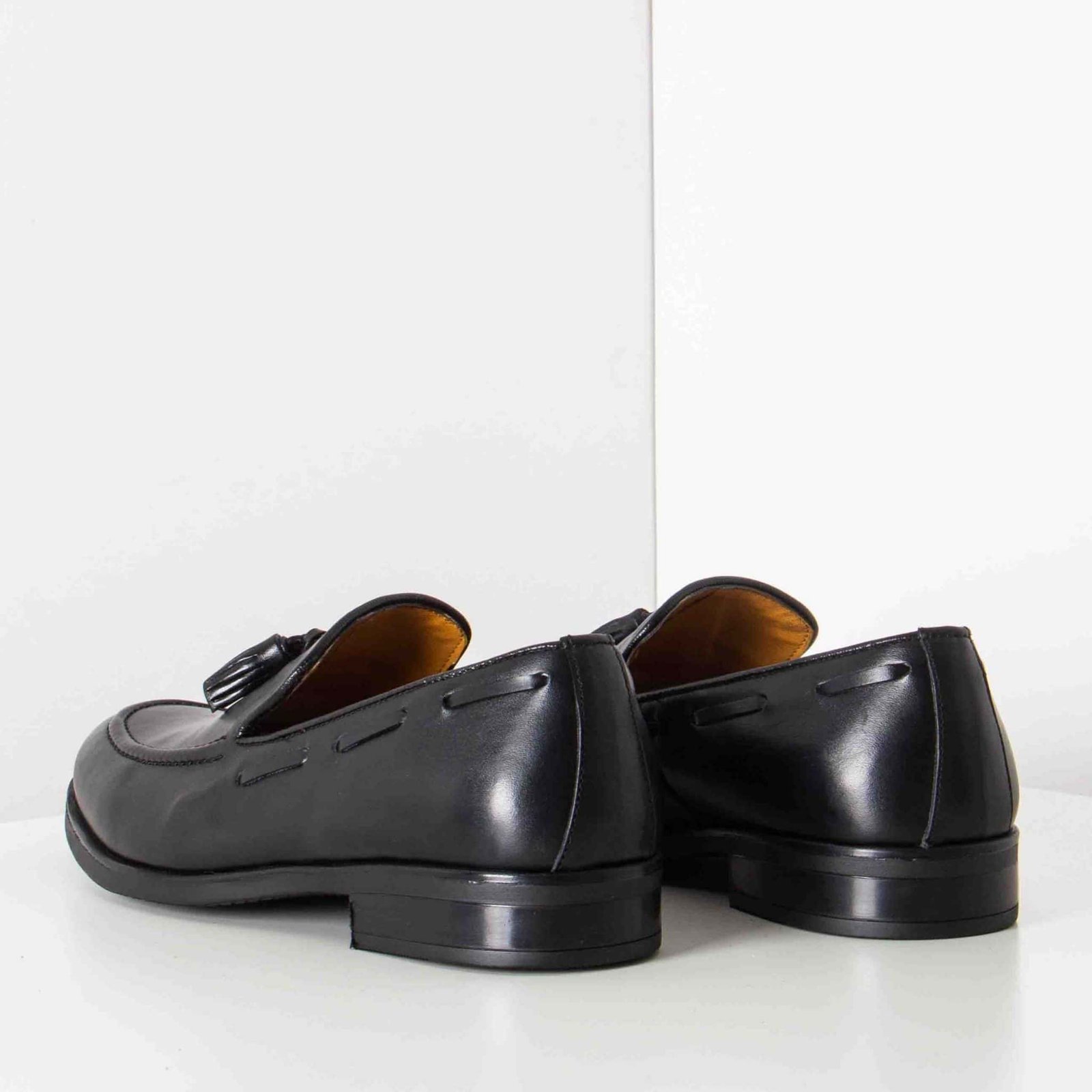 DANVER – Chaussure de ville 100% cuir - Noir.