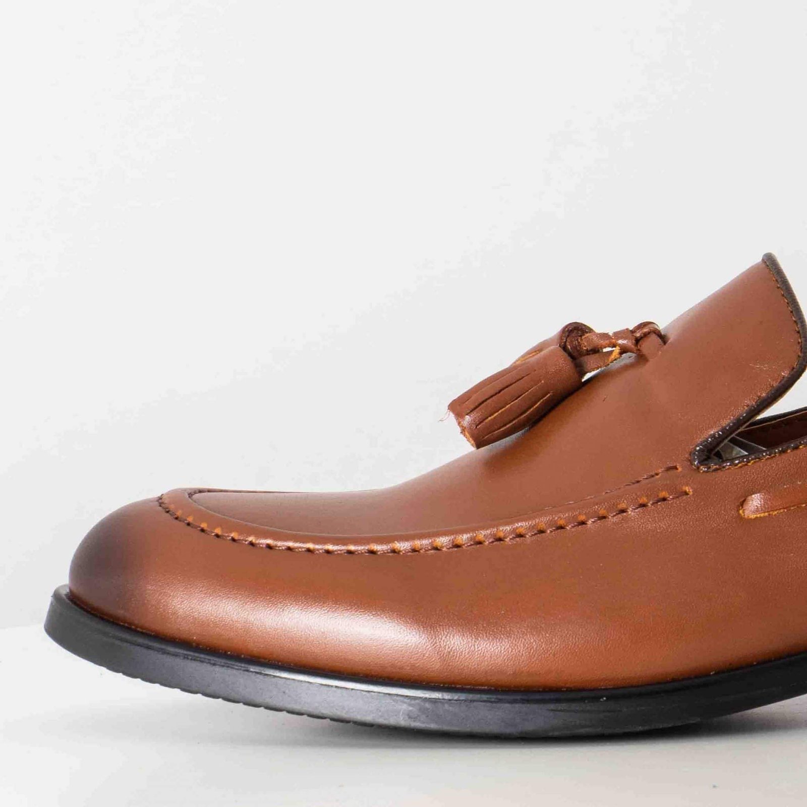 DANVER – Chaussure de ville 100% cuir - Tabac.